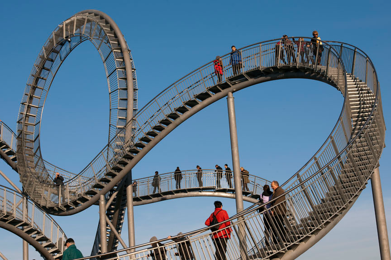 Illustration for article titled Tiger & Turtle - Magic Mountain is the most beautiful rollercoaster you'll never get to ride